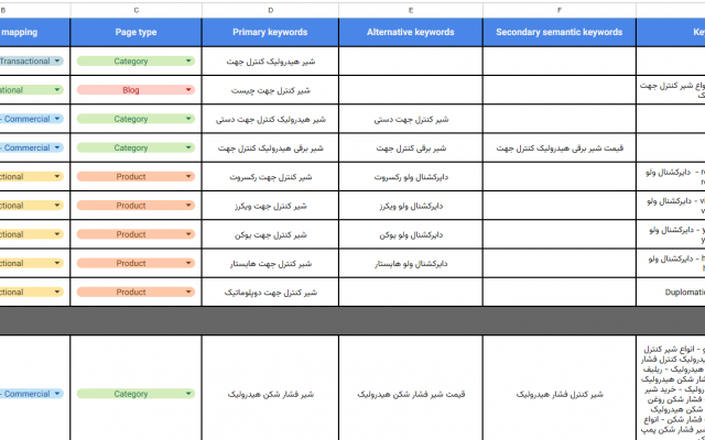 استراتژی سئو و محتوایی سایت شما رو بچینم