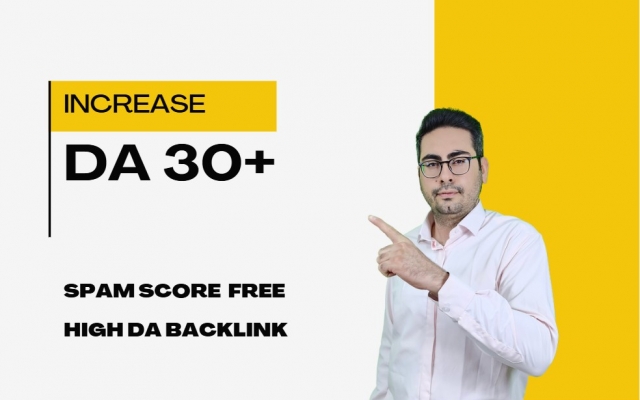 دامین اتوریتی DA سایت شما رو به بالای 30 برسونم
