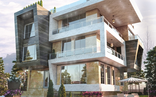طرای تخصصی نما ، ویلا و دکوراسیون داخلی