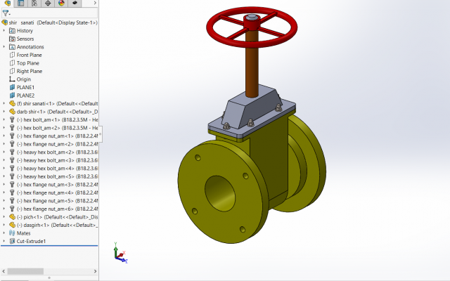 طرح و نقشه های دو بعدی و سه بعدی در سالیدورکس و اتوکد برایتان تهیه کنم