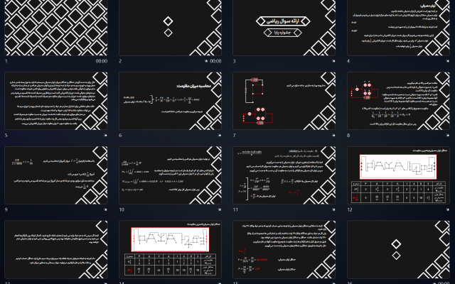انواع مختلف پاورپوینت های متحرک و جذابی برای شما بسازم.